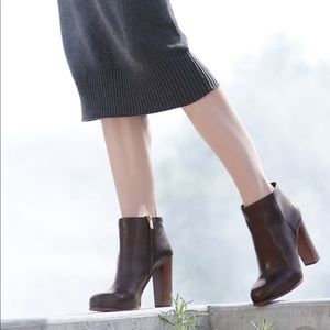 Vince Camuto Black “Grenadine” Leather Bootie